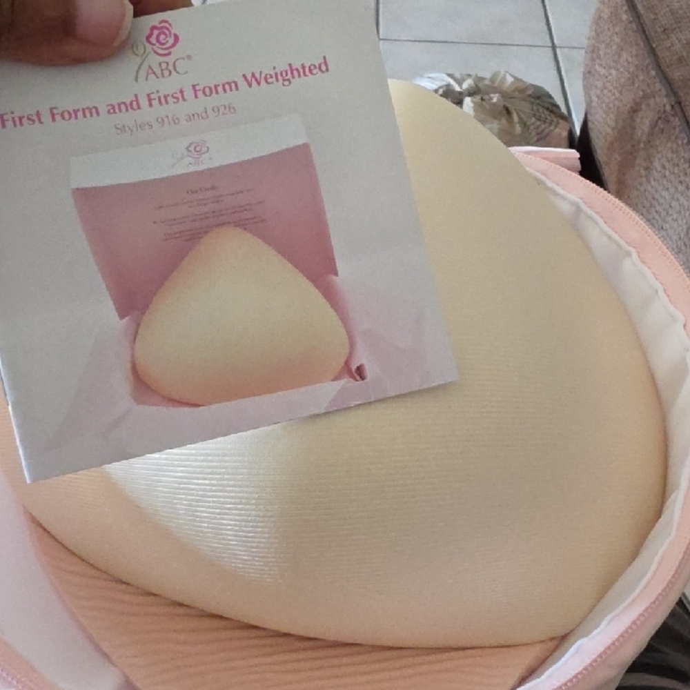 ABC First Form Weighted Bra Insert - Nude/Peach